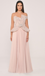 فستان شيفون طويل