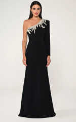 فستان كريب طويل