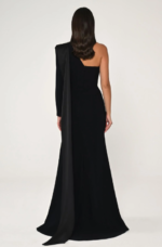 ⁦فستان كريب طويل⁩ - الصورة ⁦2⁩