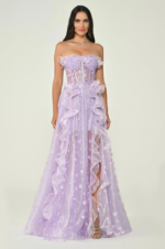 ⁦فستان طويل تول⁩ - الصورة ⁦4⁩